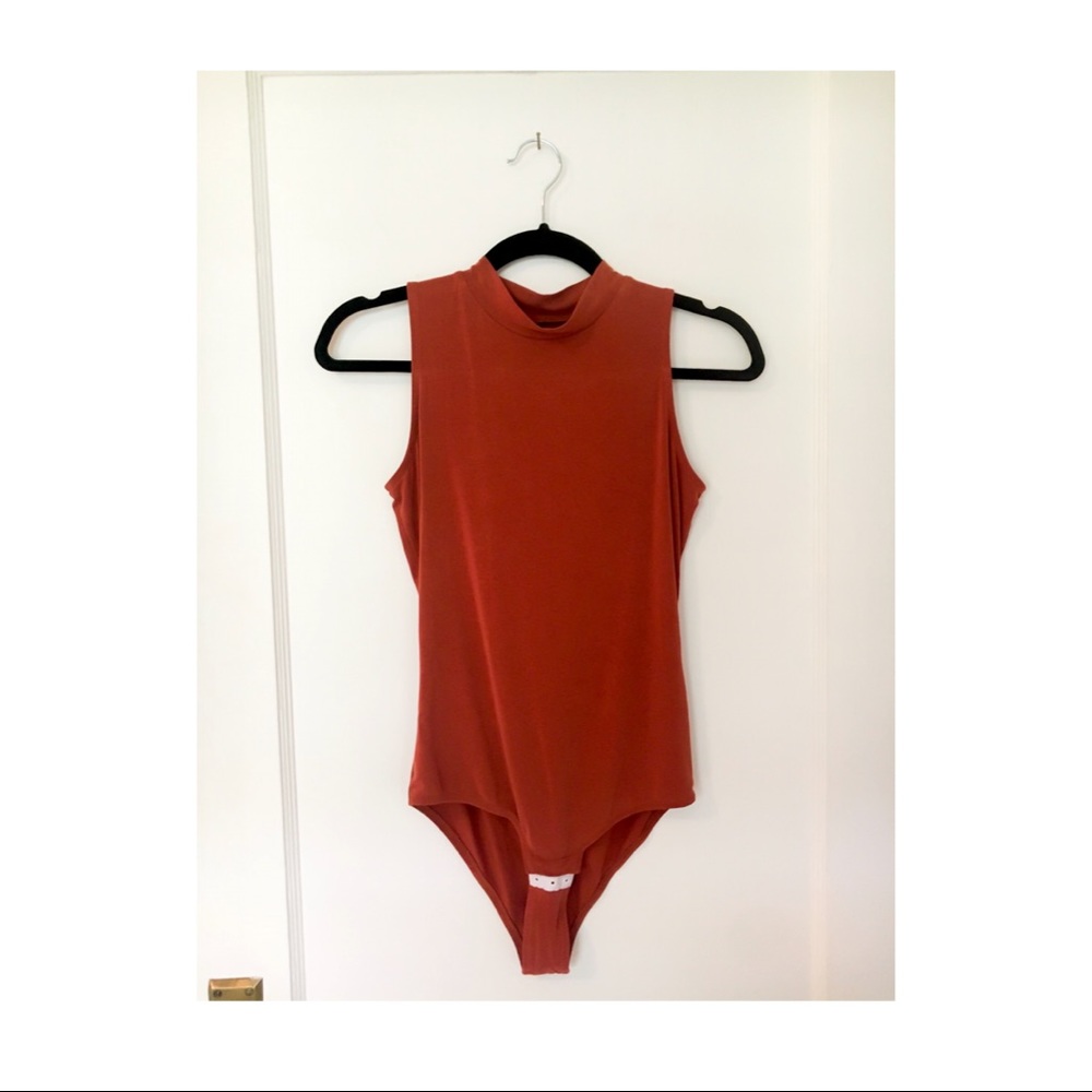 Madewell Orange Bodysuit